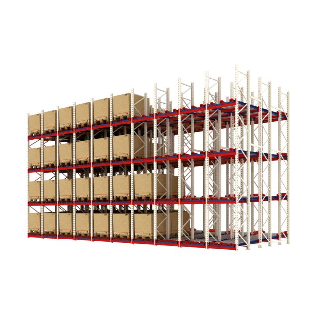 Gravity Pallet Shelving System